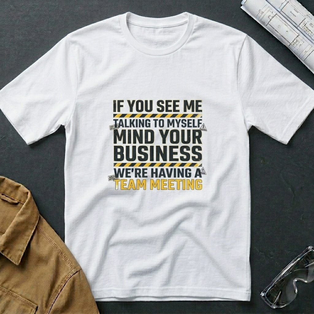 If You See Me Talking To Myself T-Shirt
