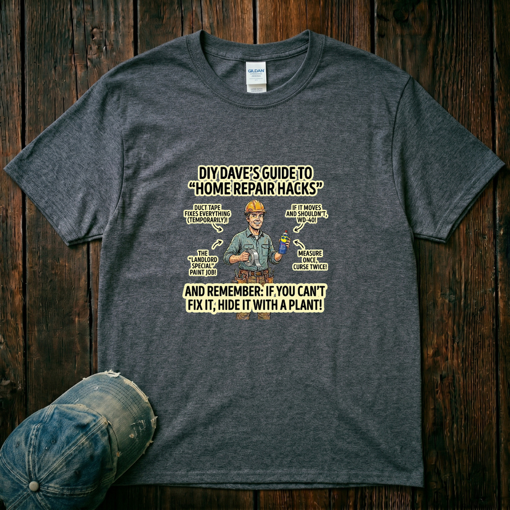 DIY Dave's Guide to Home Repair Hacks T-Shirt