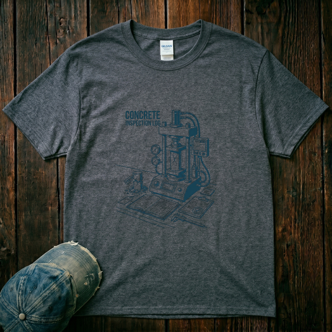 Concrete Inspection Log T-Shirt