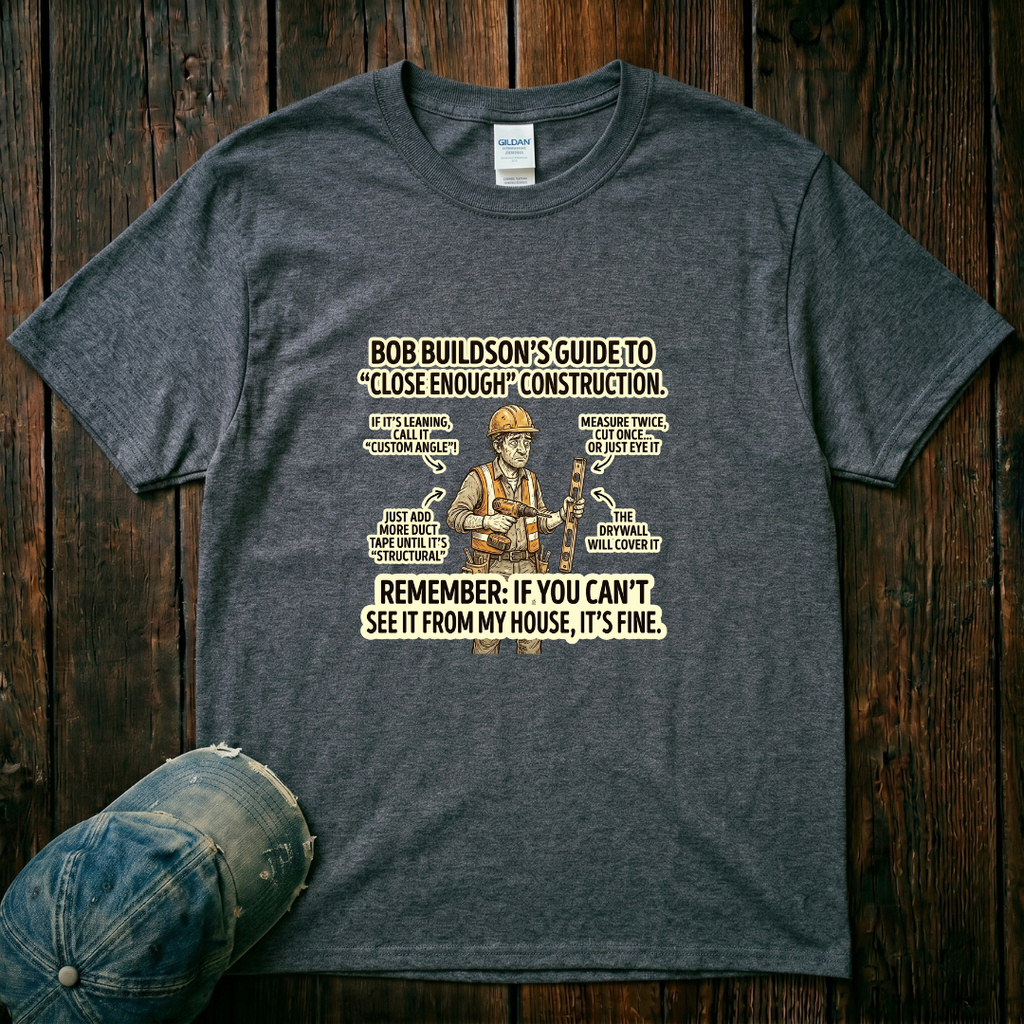 Bob Buildson's Guide to Close Enough T-Shirt