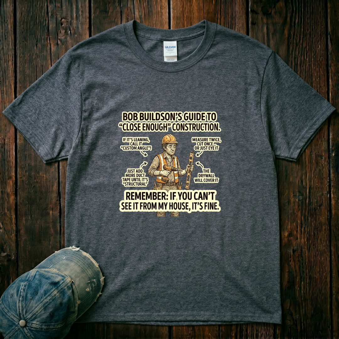 Bob Buildson's Guide to Close Enough T-Shirt