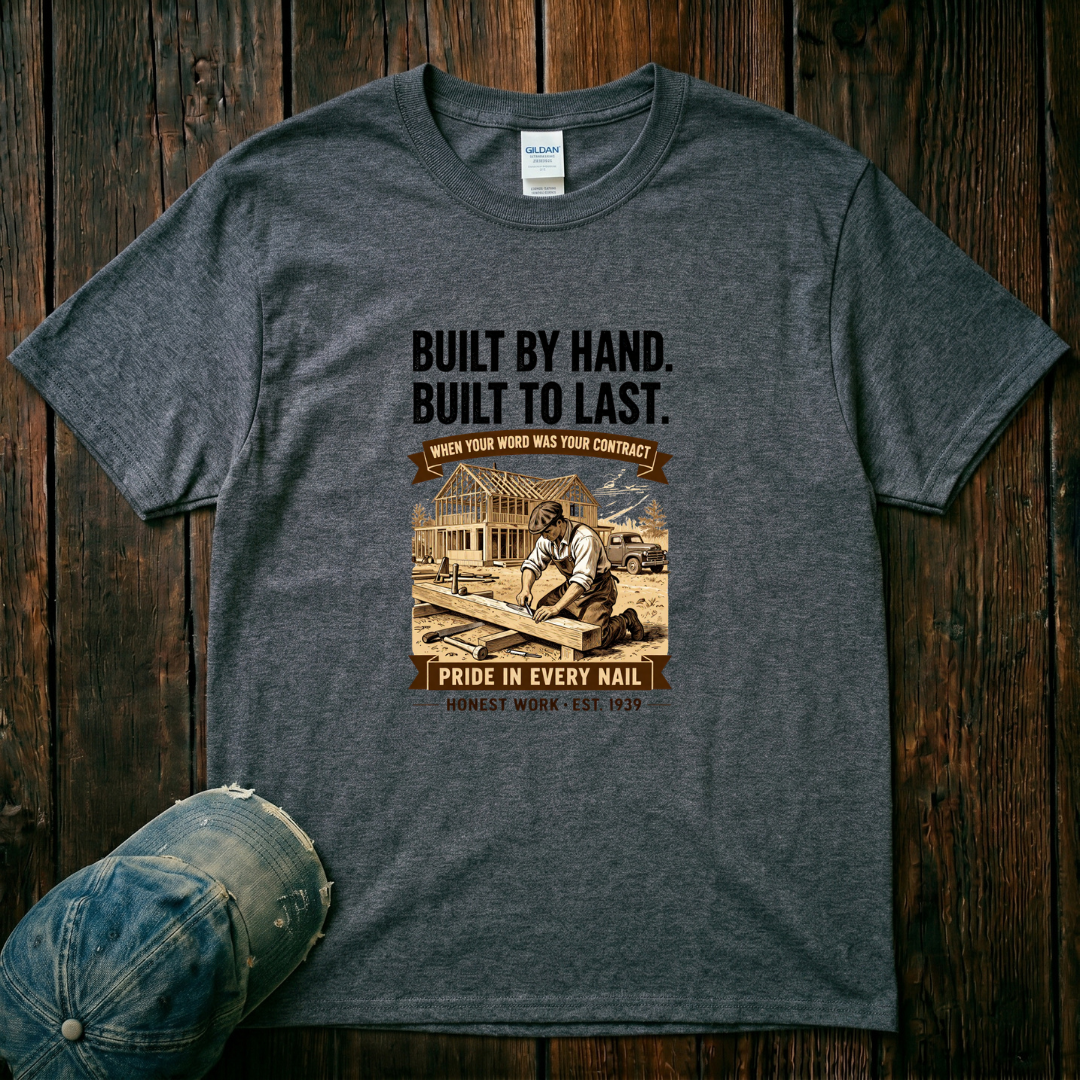 Built by Hand. Buit to Last T-Shirt