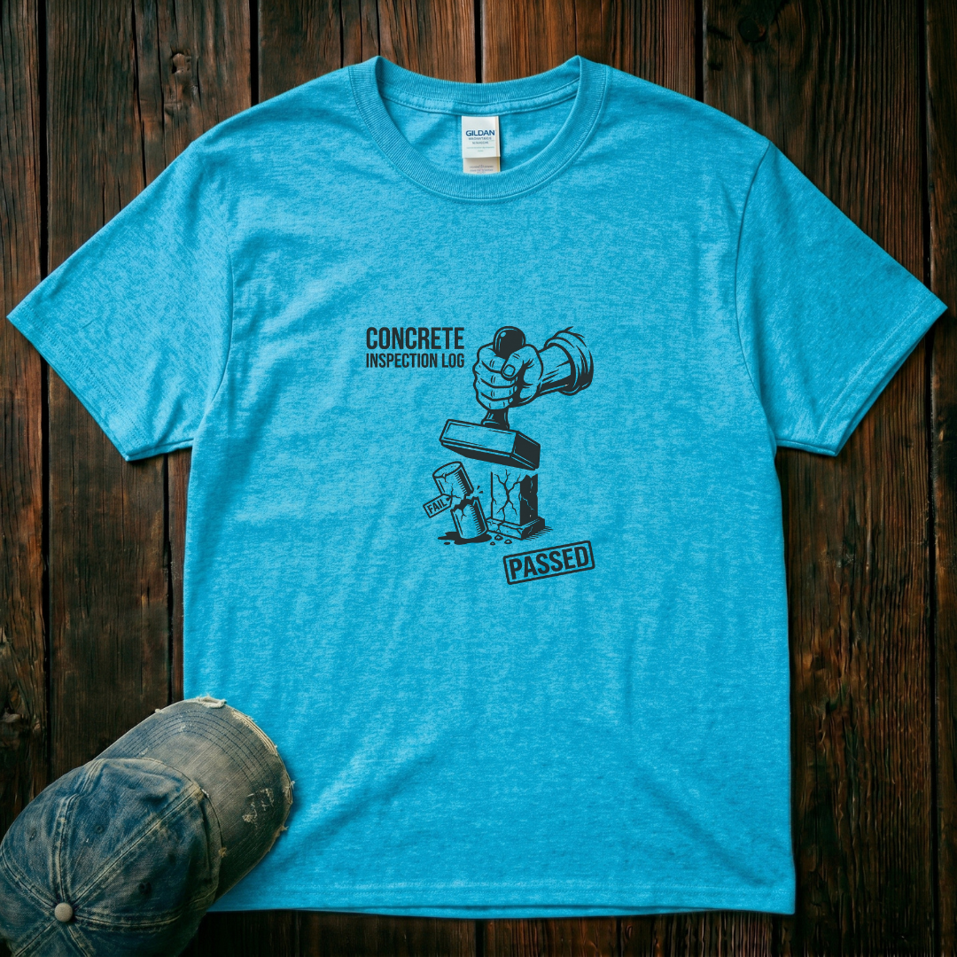 Concrete Inspection Log T-Shirt