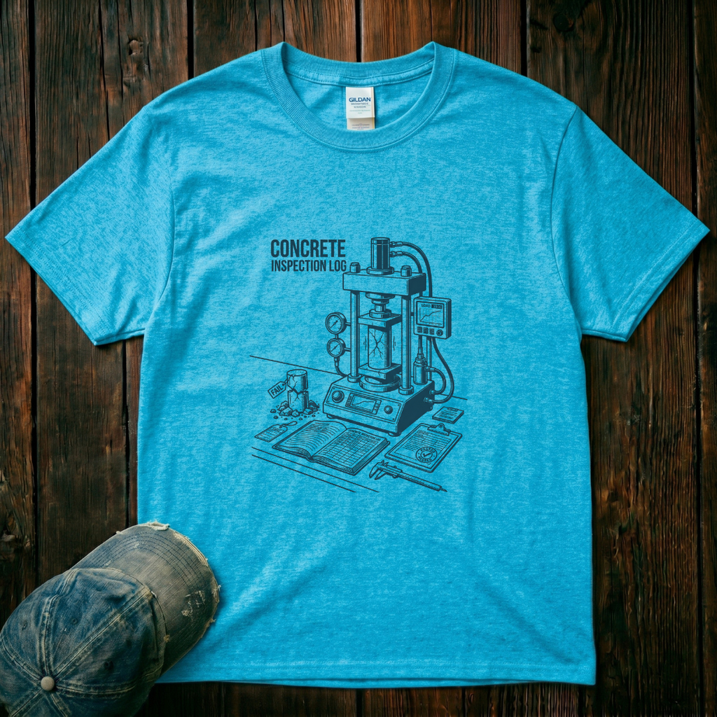 Concrete Inspection Log T-Shirt