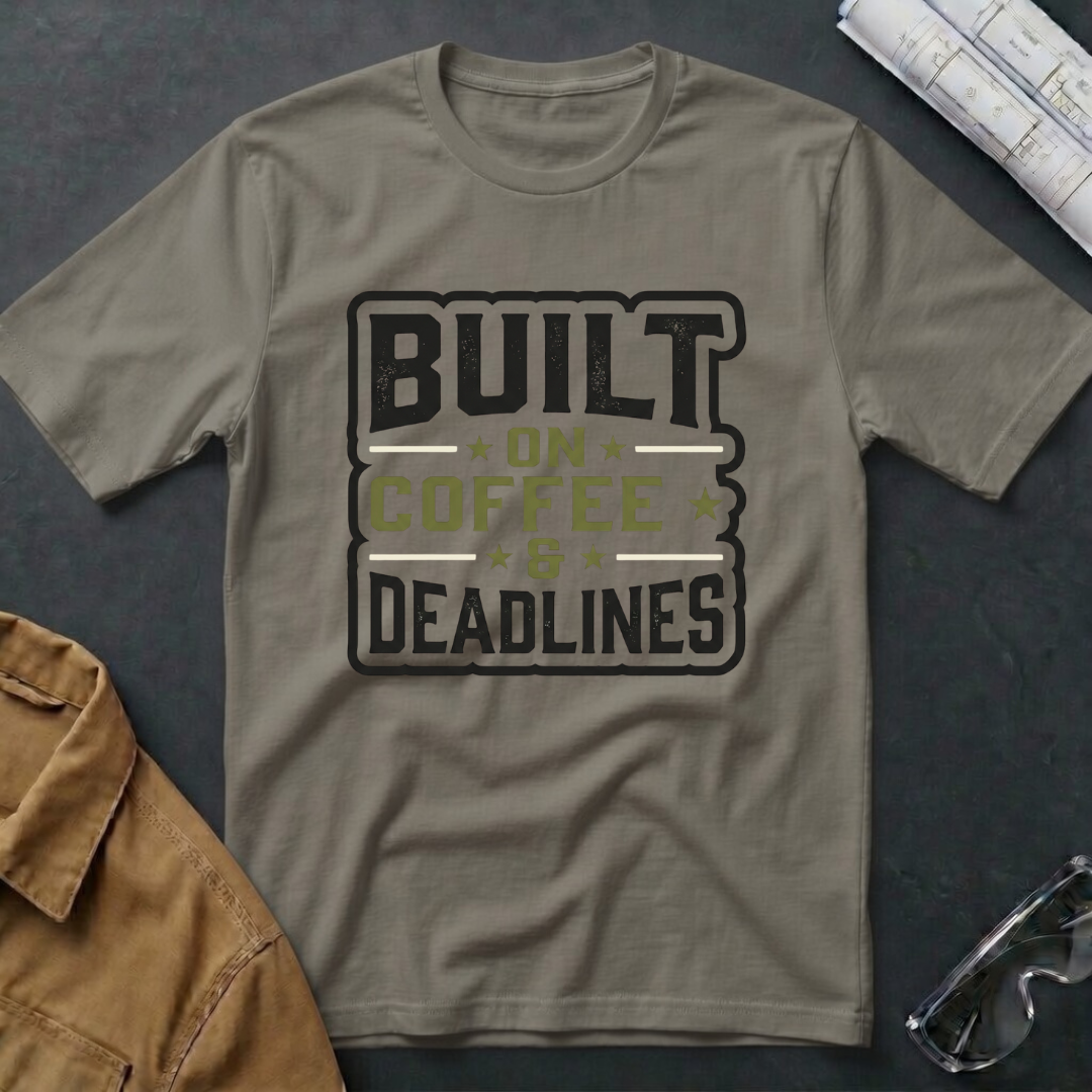 Built on Coffee & Deadlines T-Shirt