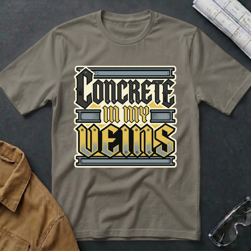 Concrete Dust Paychecks T-Shirt