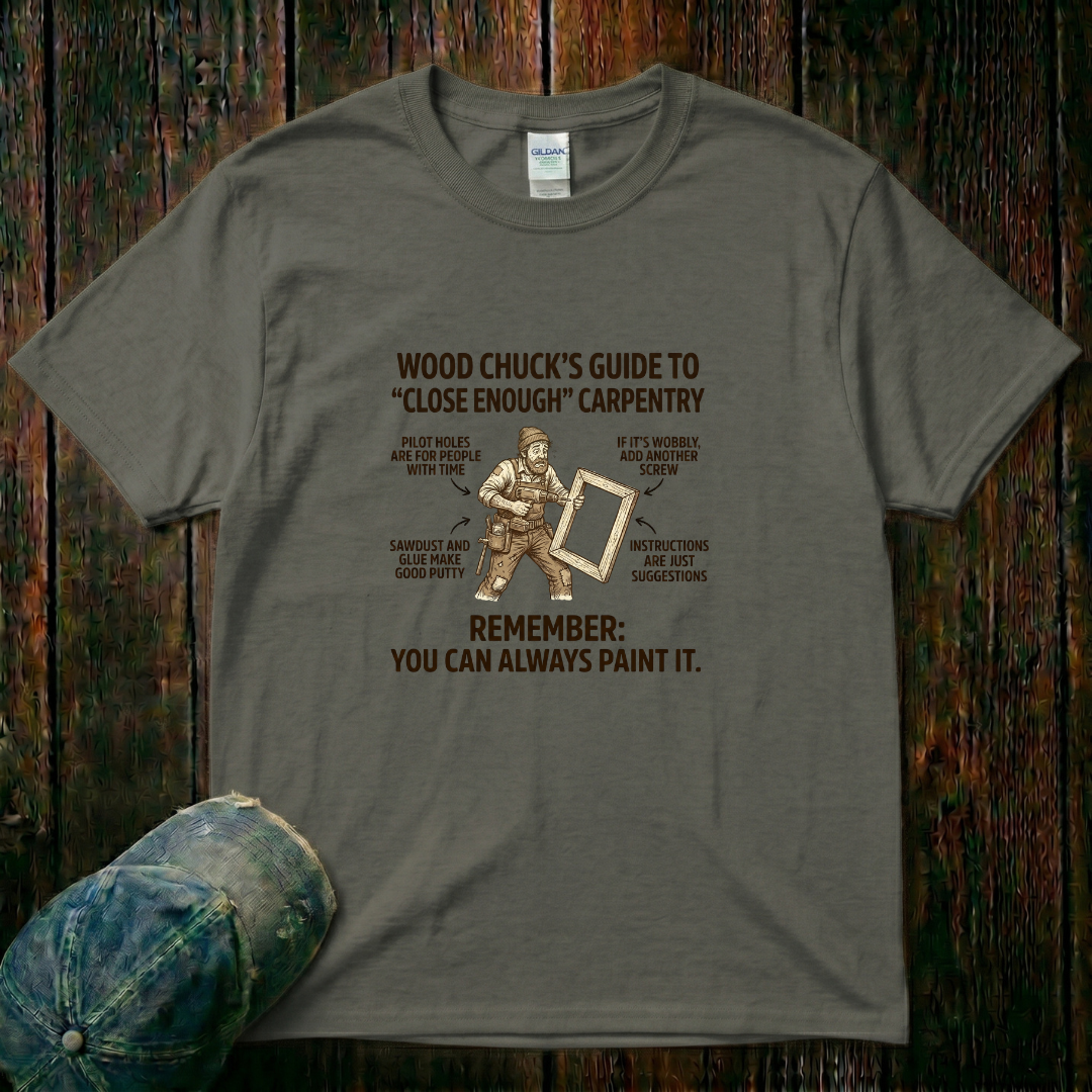 Wood Chuck's Guide to Close Enough T-Shirt
