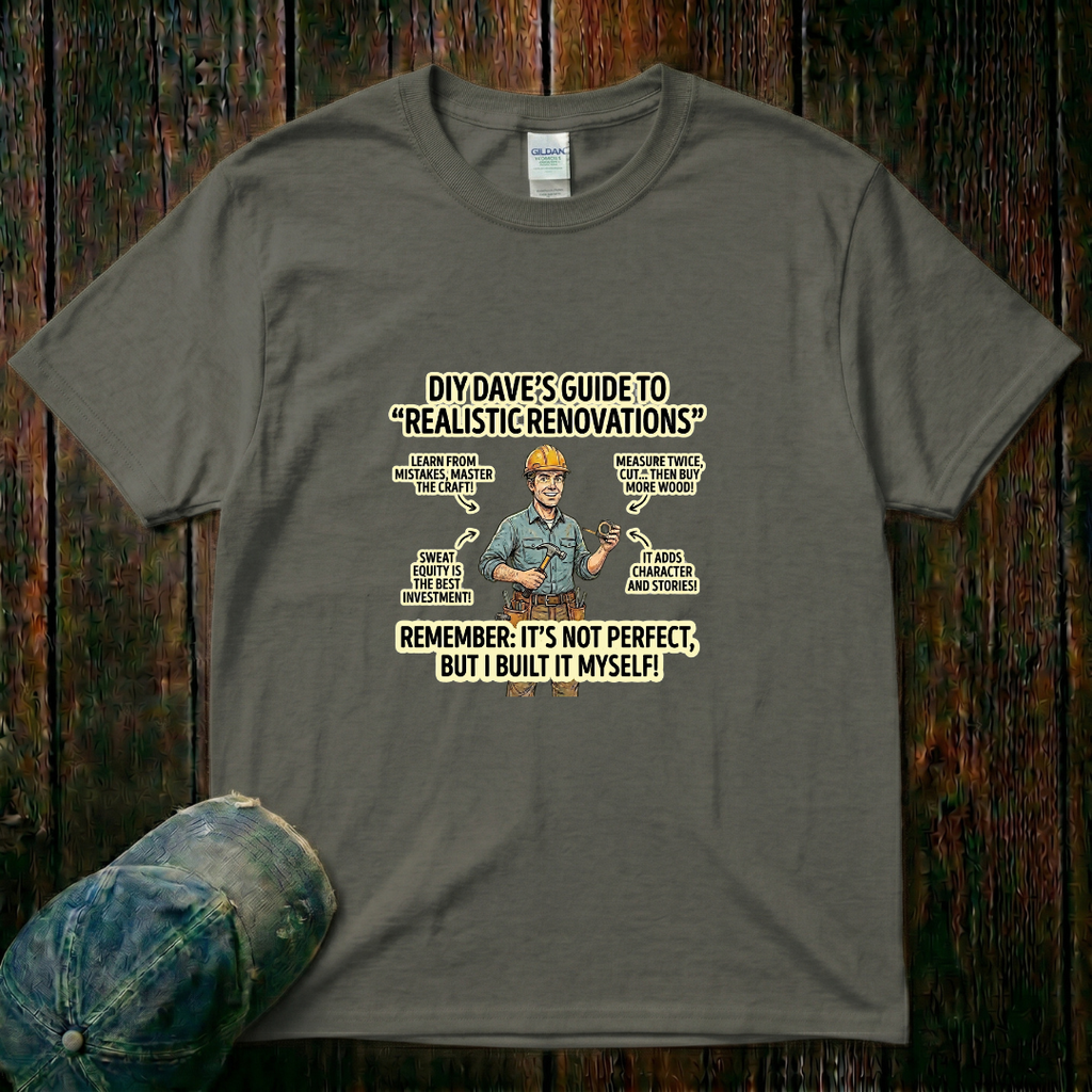 DIY Dave's Guide to Realistic Renovations T-Shirt