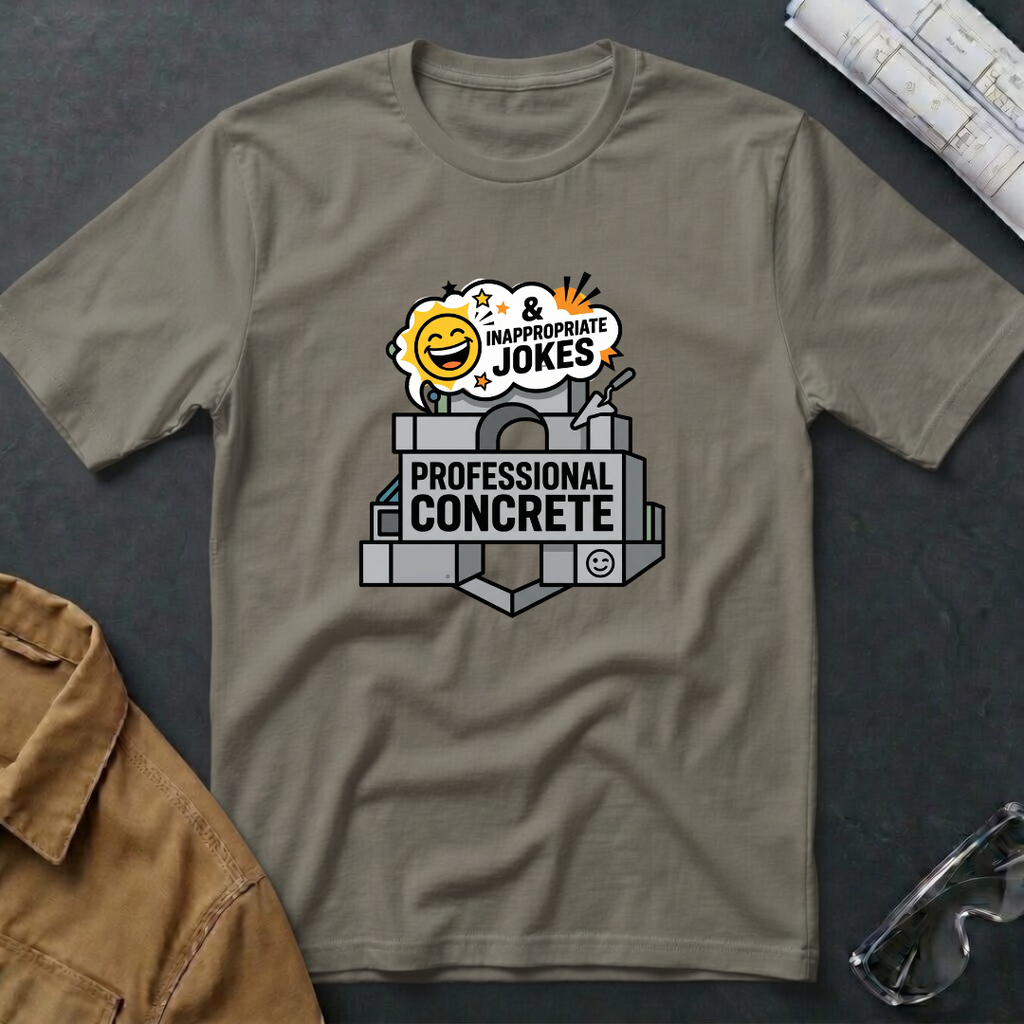 Professional Concrete & Jokes  T-Shirt