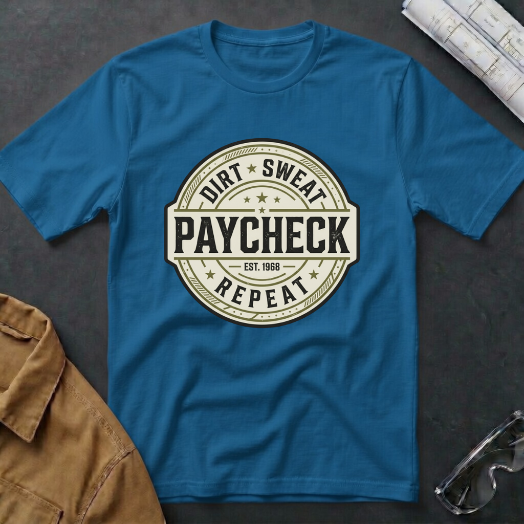 Dirt Sweat Paycheck Repeat T-Shirt