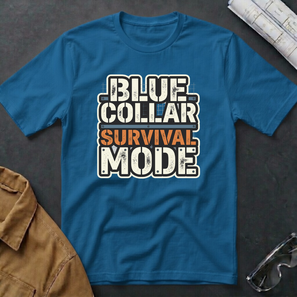 Blue Collar Survival mode T-Shirt