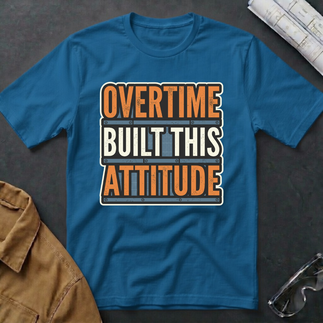 Overtime Built This Attitude T-Shirt