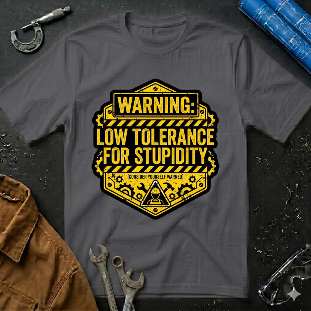 Low Tolerance for Stupidity T-Shirt