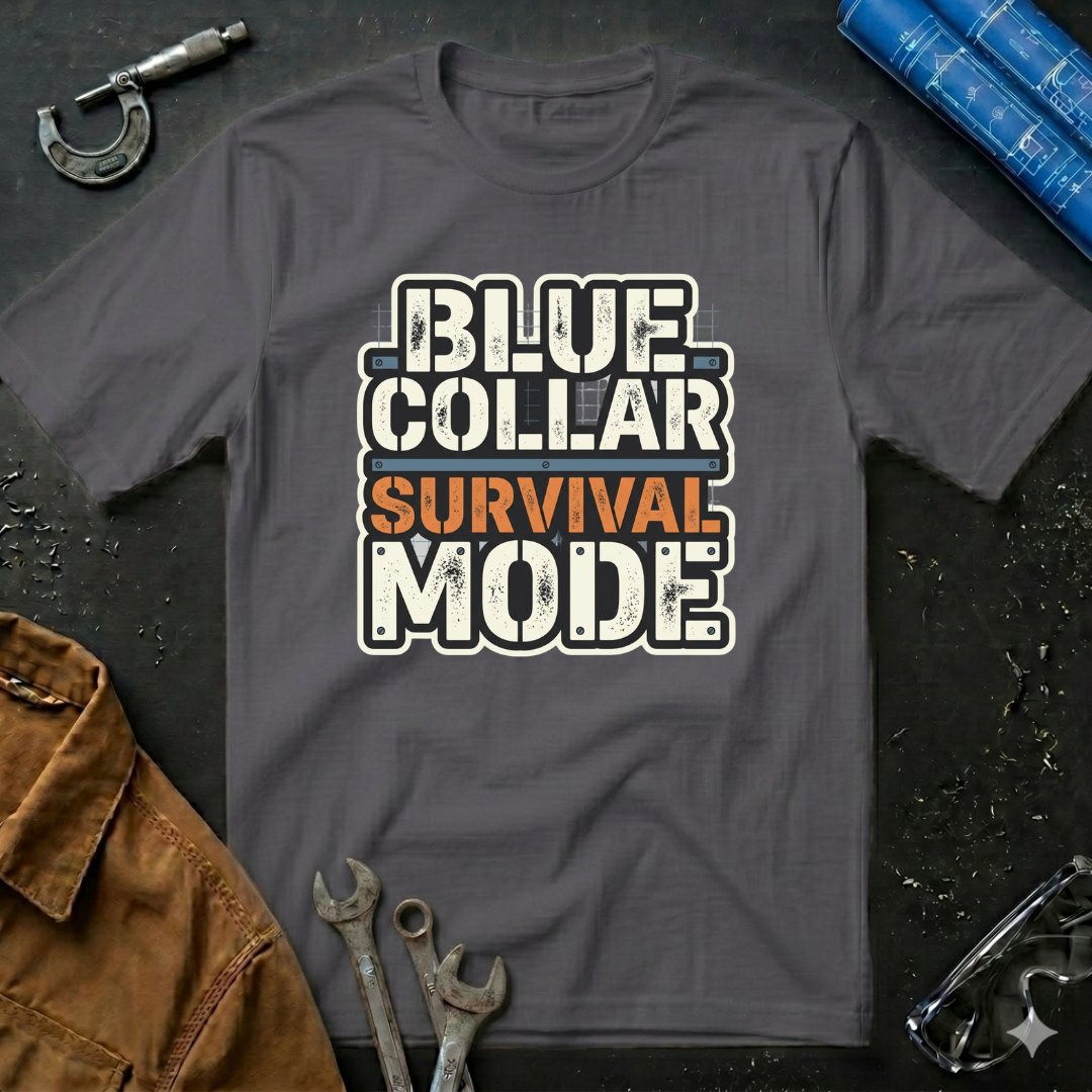 Blue Collar Survival mode T-Shirt