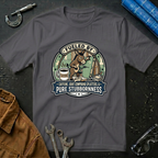 Fueled by Caffeine, Joint Compound Splatters & Puere Stubbornness  T-Shirt