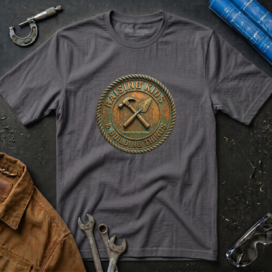 Raising Kids & Building Things T-Shirt