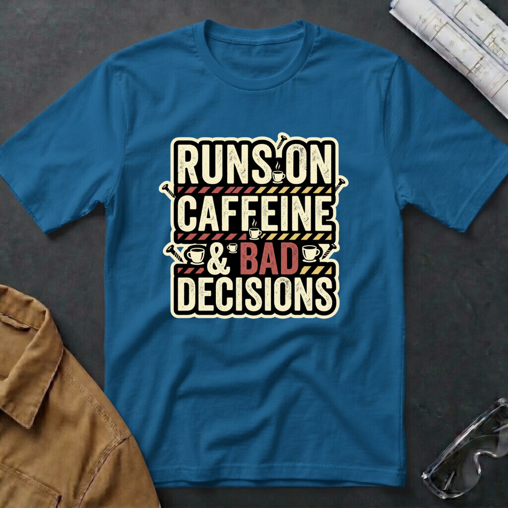 Runs on Caffeine & Bad Decisions T-Shirt