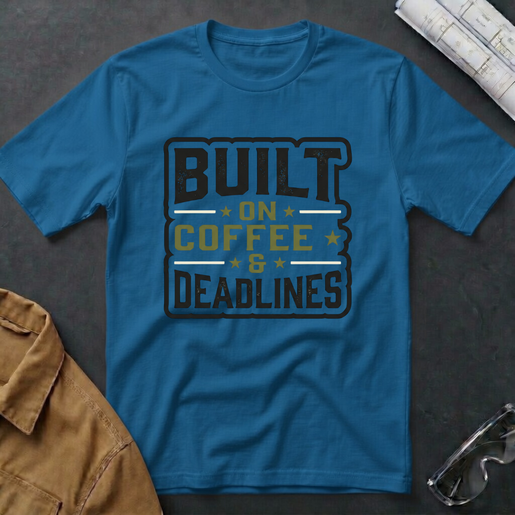 Built on Coffee & Deadlines T-Shirt