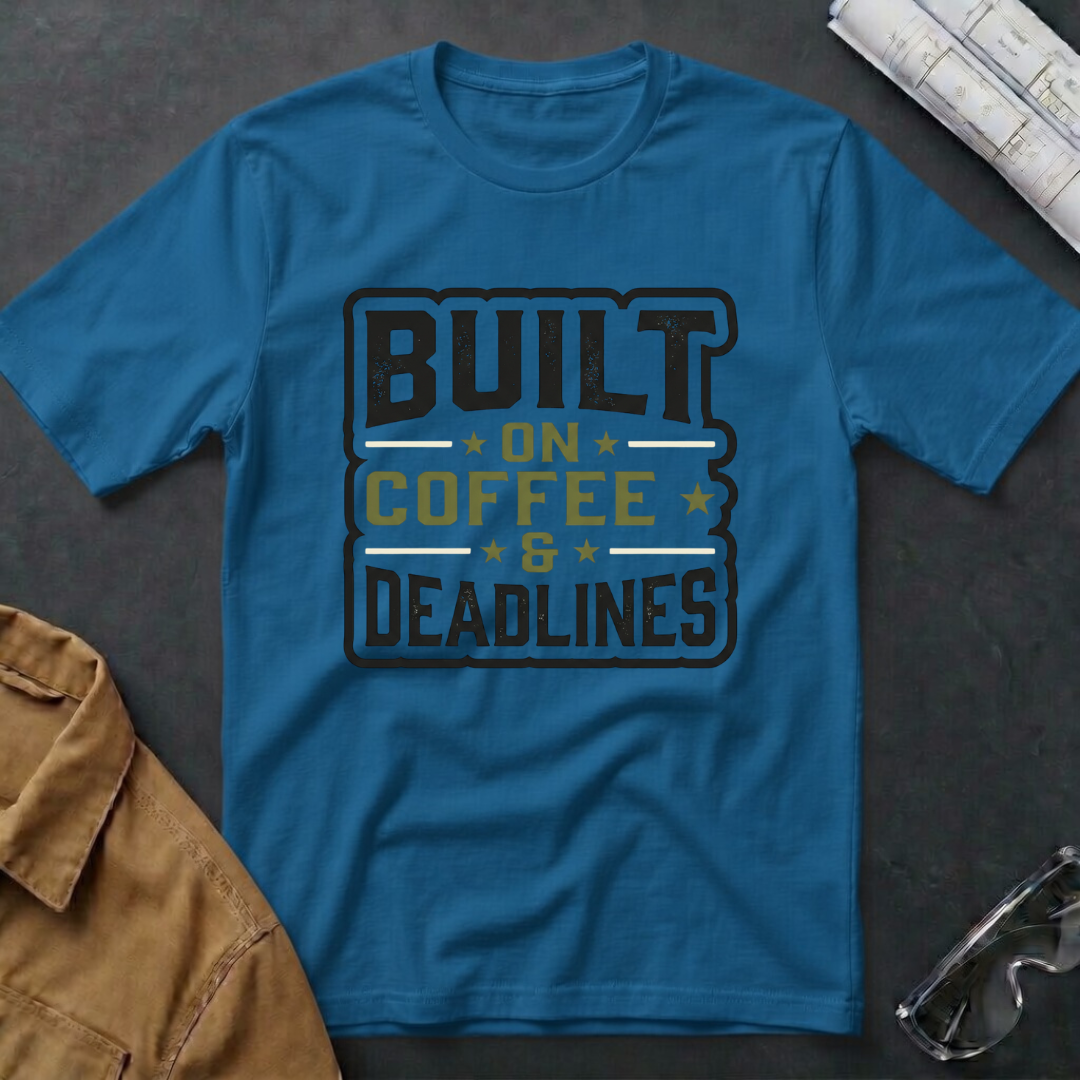 Built on Coffee & Deadlines T-Shirt