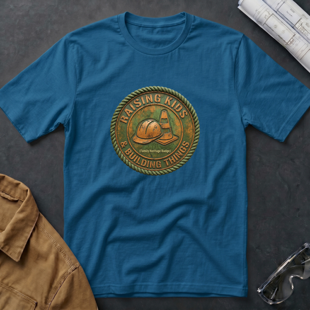 Raising Kids & Building Things T-Shirt
