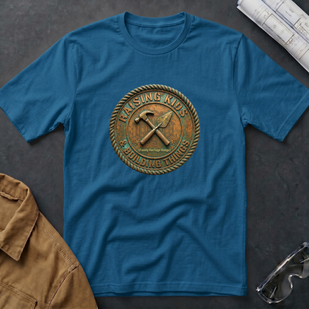 Raising Kids & Building Things T-Shirt