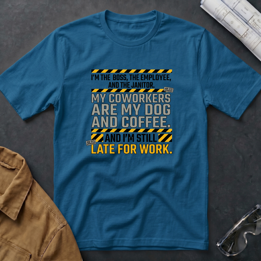 My Coworkers Are My Dog And Coffee T-Shirt