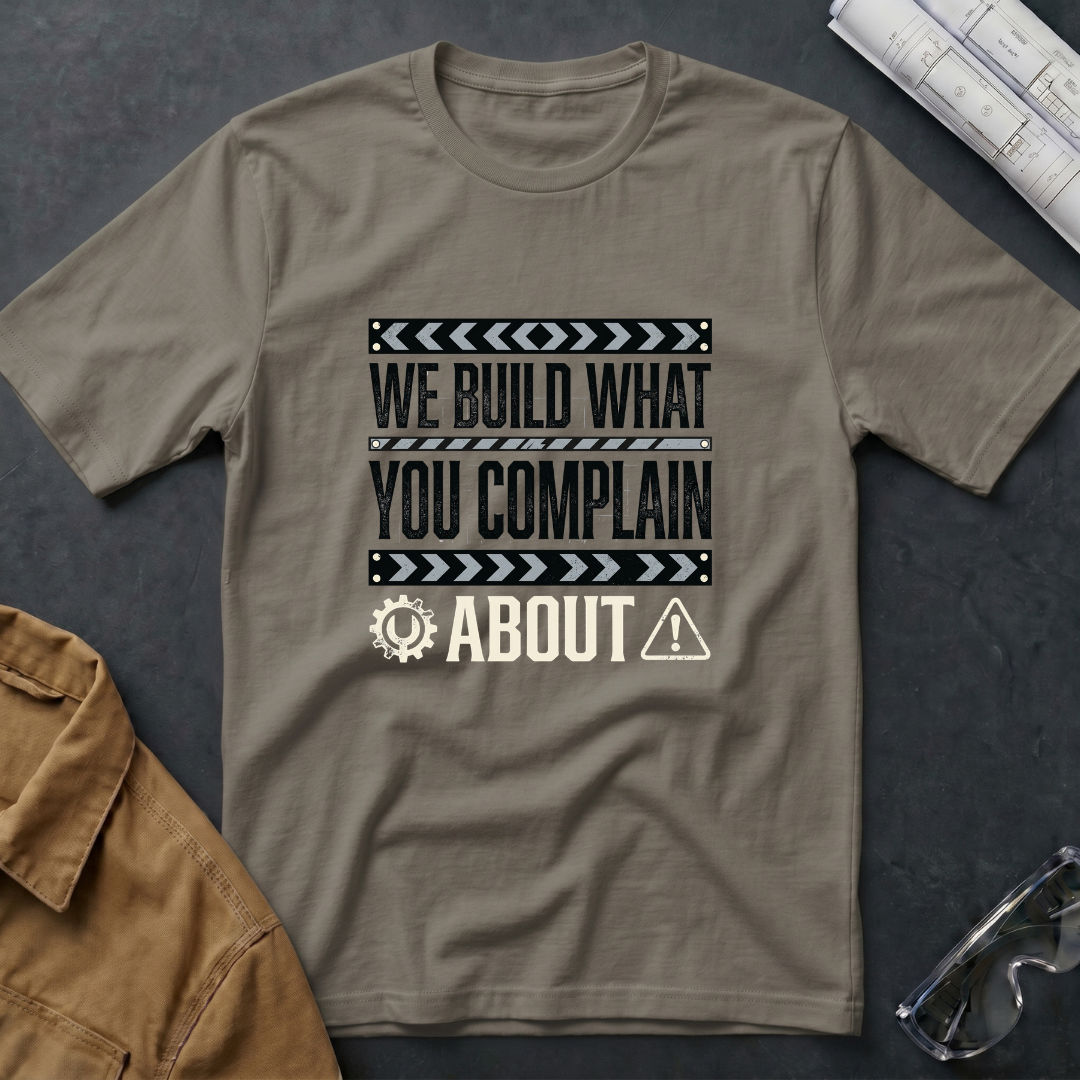 We Build What You Complain About T-Shirt