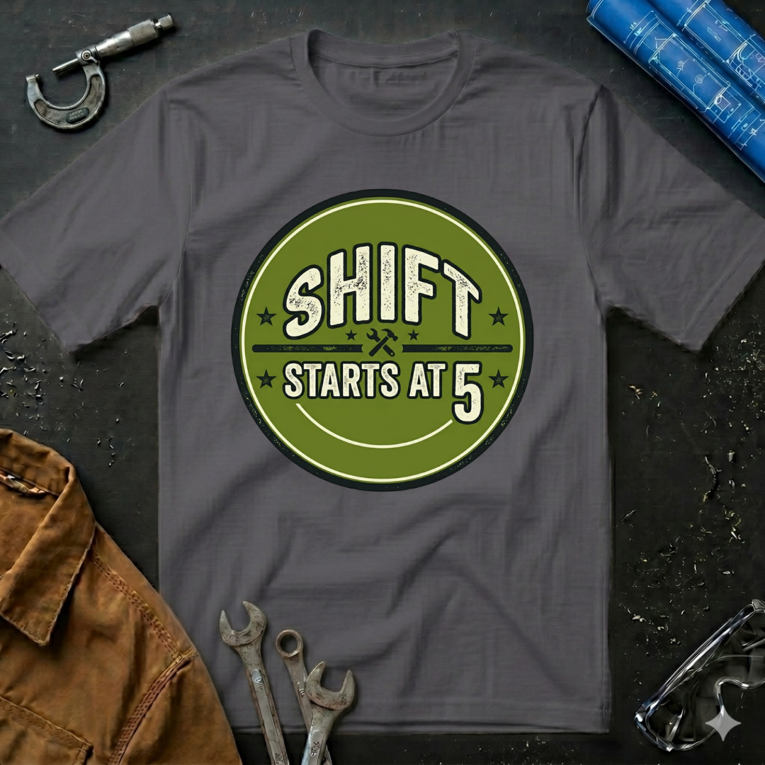 Shift Starts at 5 T-Shirt