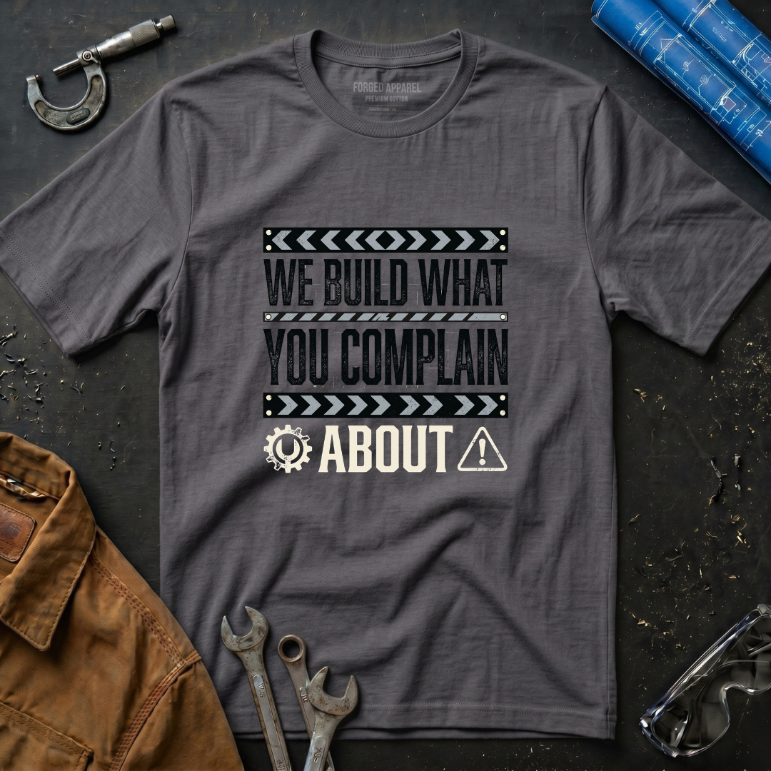 We Build What You Complain About T-Shirt