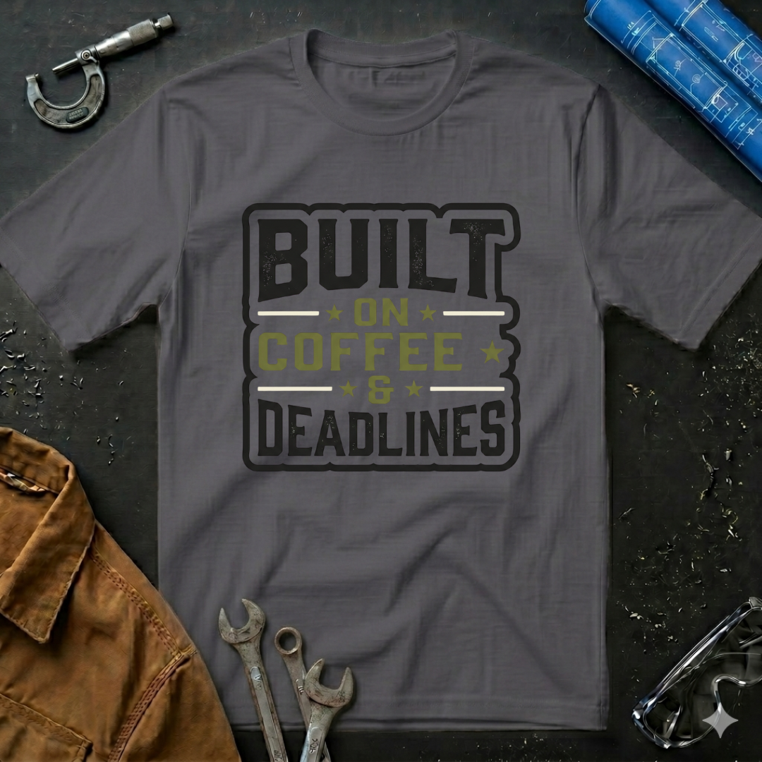 Built on Coffee & Deadlines T-Shirt
