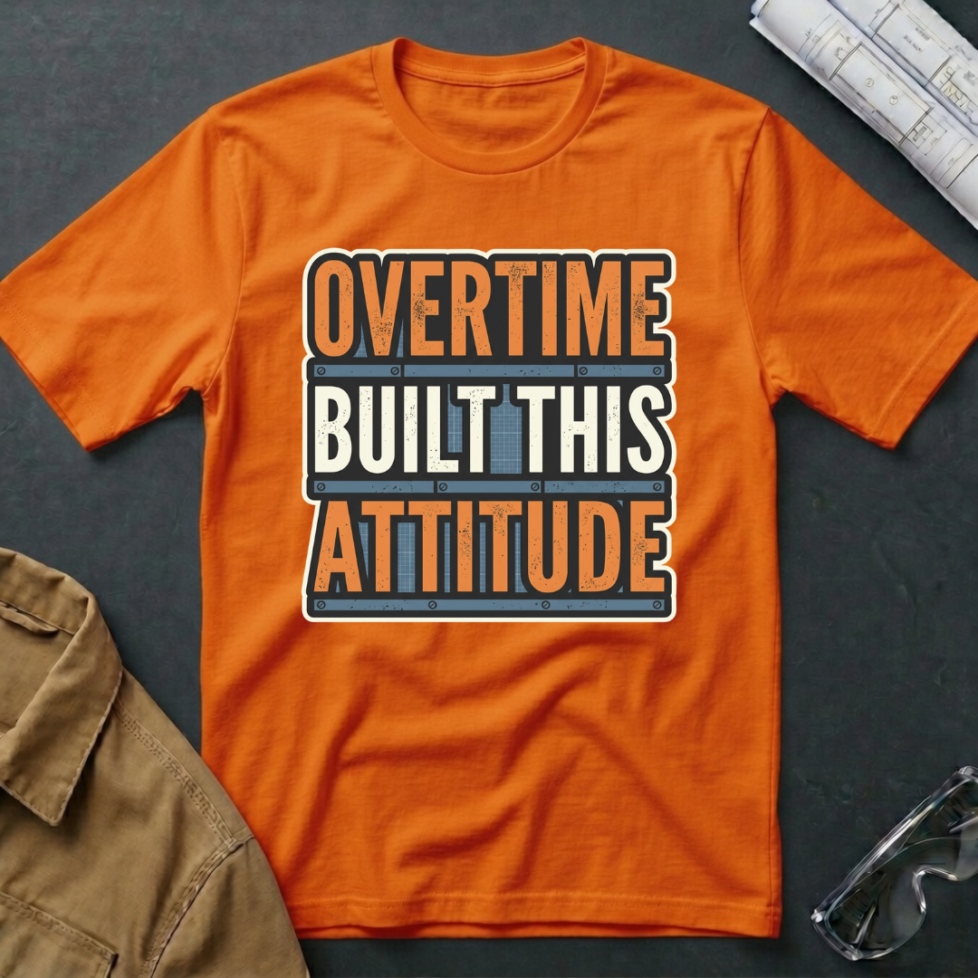 Overtime Built This Attitude T-Shirt