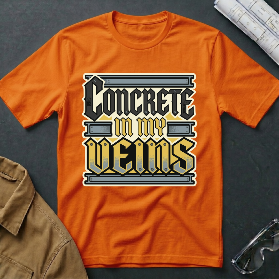 Concrete in My Veins T-Shirt