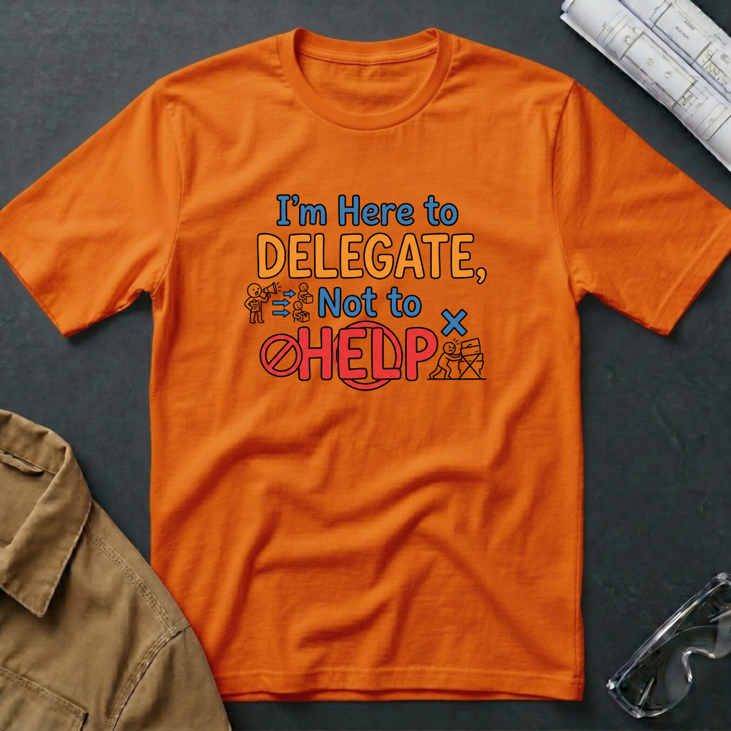 I'm Here to Delegate T-Shirt