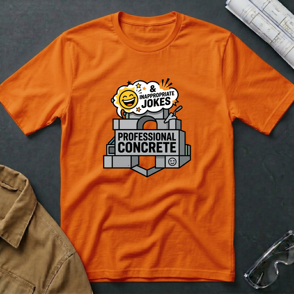 Professional Concrete & Jokes  T-Shirt