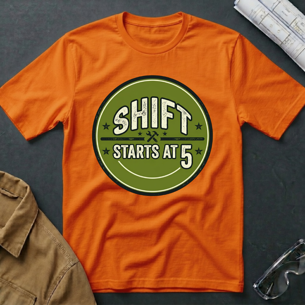 Shift Starts at 5 T-Shirt
