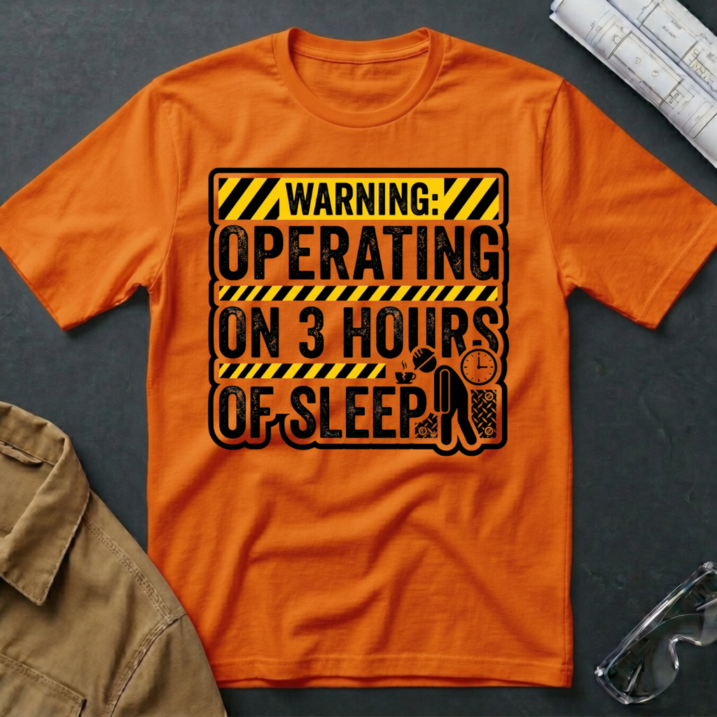 Operating on 3 Hours of Sleep T-Shirt