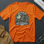 Fueled by Caffeine, Copper Shavings & Voltage & Pure Stubbornness T-Shirt