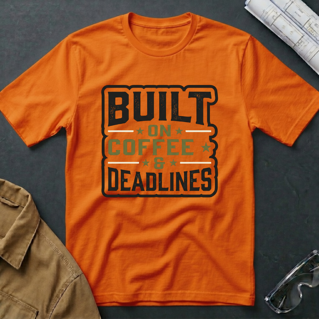 Built on Coffee & Deadlines T-Shirt