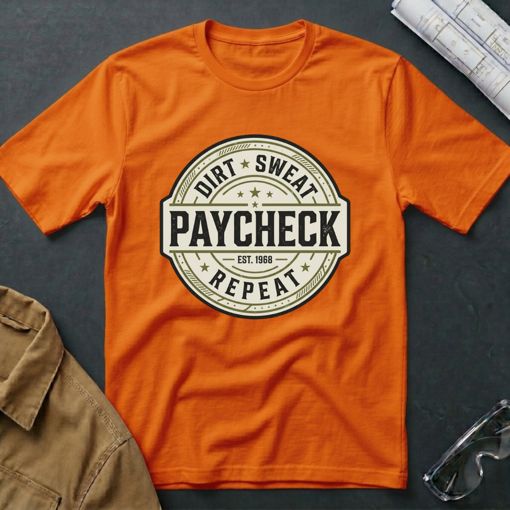 Dirt Sweat Paycheck Repeat T-Shirt