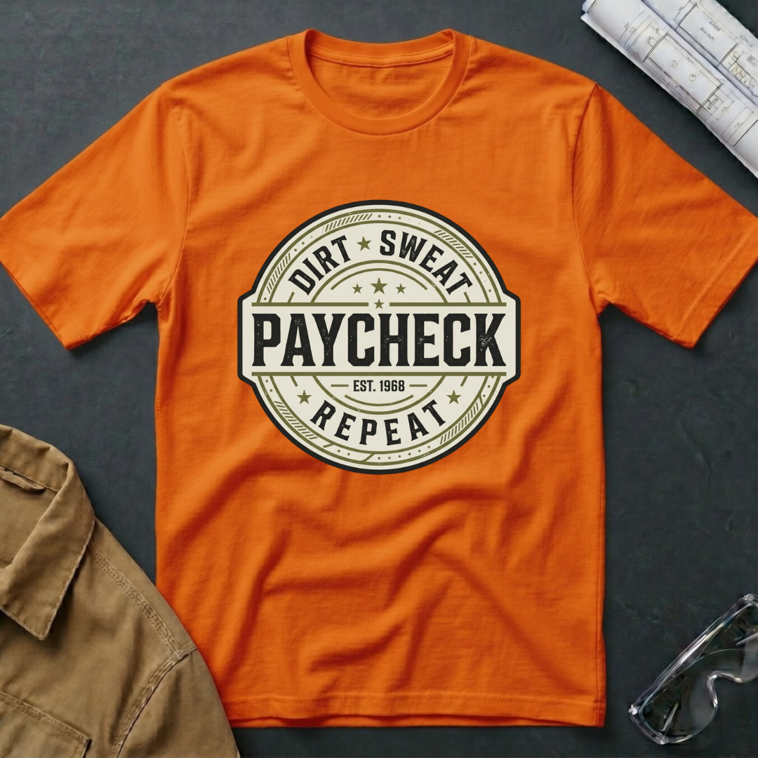Dirt Sweat Paycheck Repeat T-Shirt