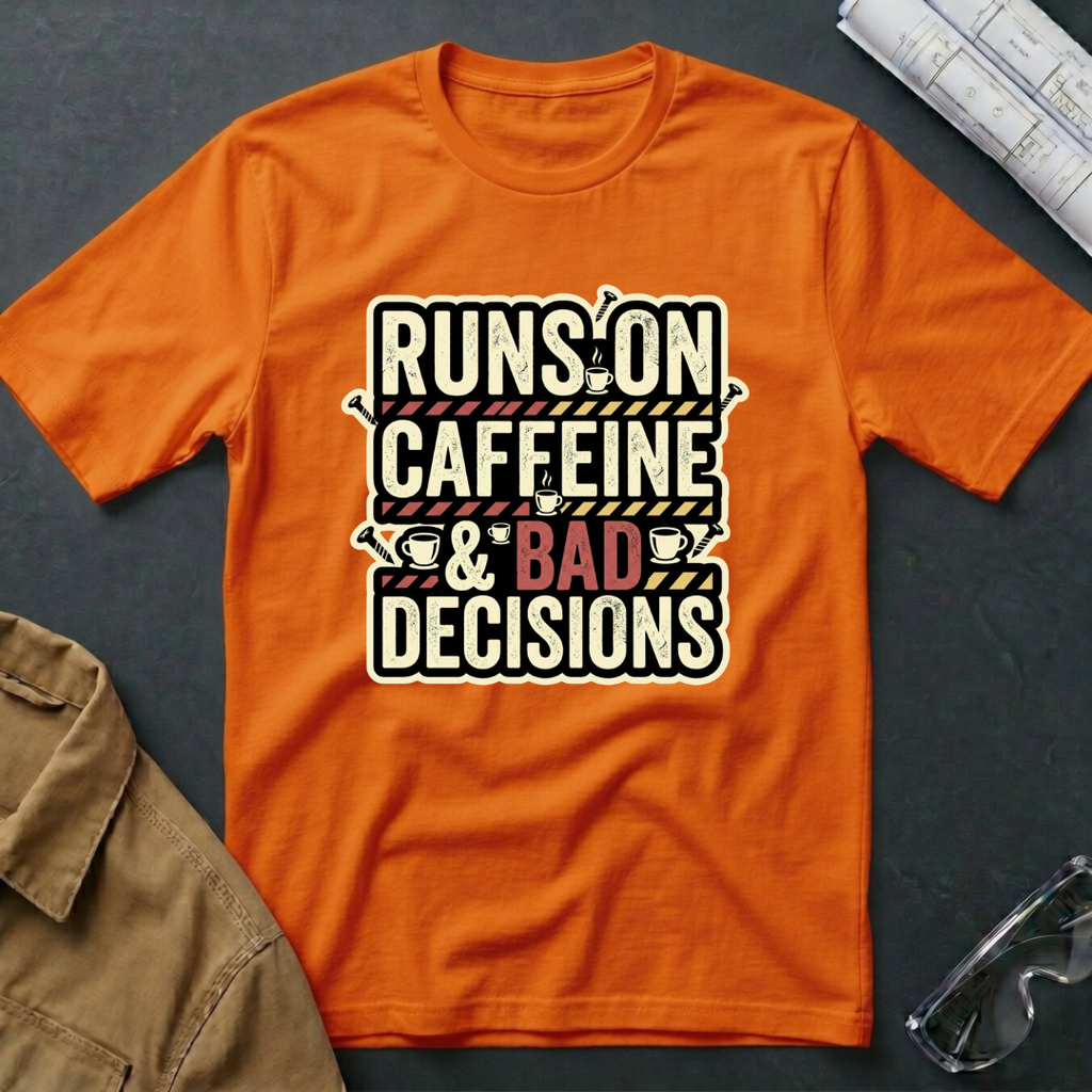 Runs on Caffeine & Bad Decisions T-Shirt