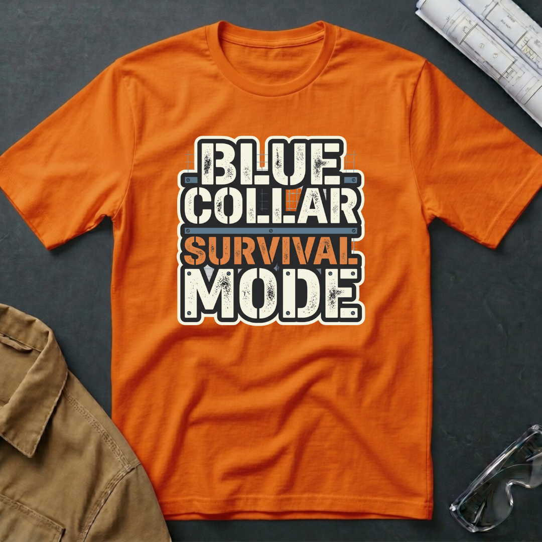 Blue Collar Survival mode T-Shirt