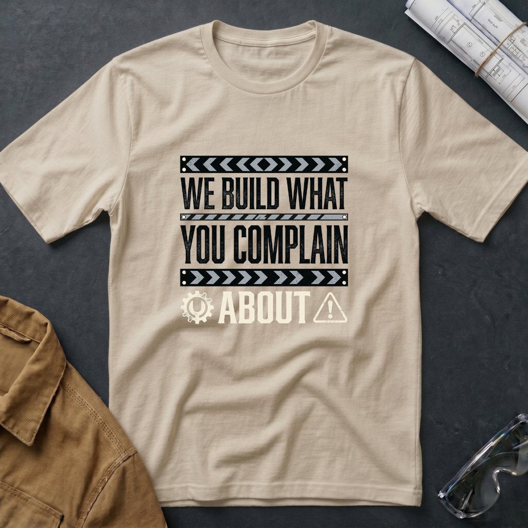 We Build What You Complain About T-Shirt