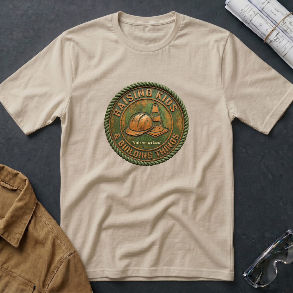 Raising Kids & Building Things T-Shirt
