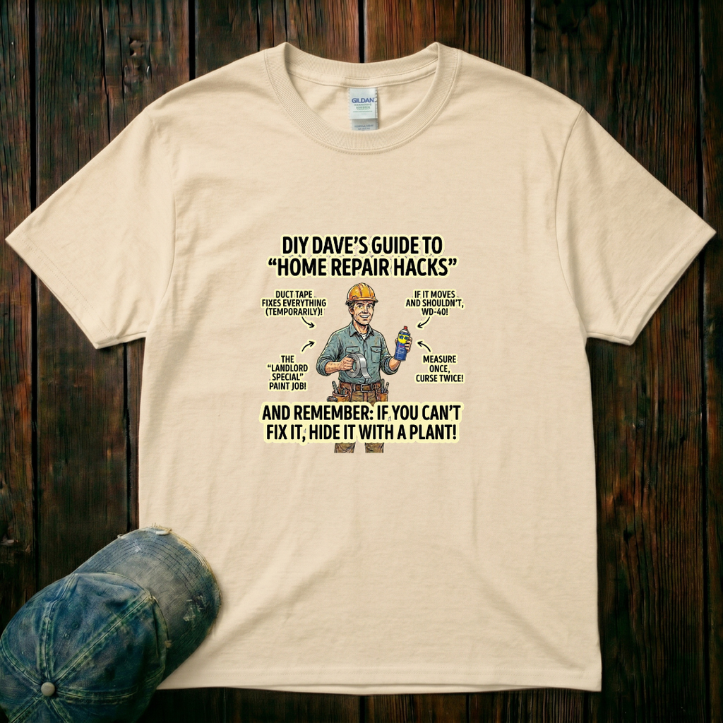 DIY Dave's Guide to Home Repair Hacks T-Shirt