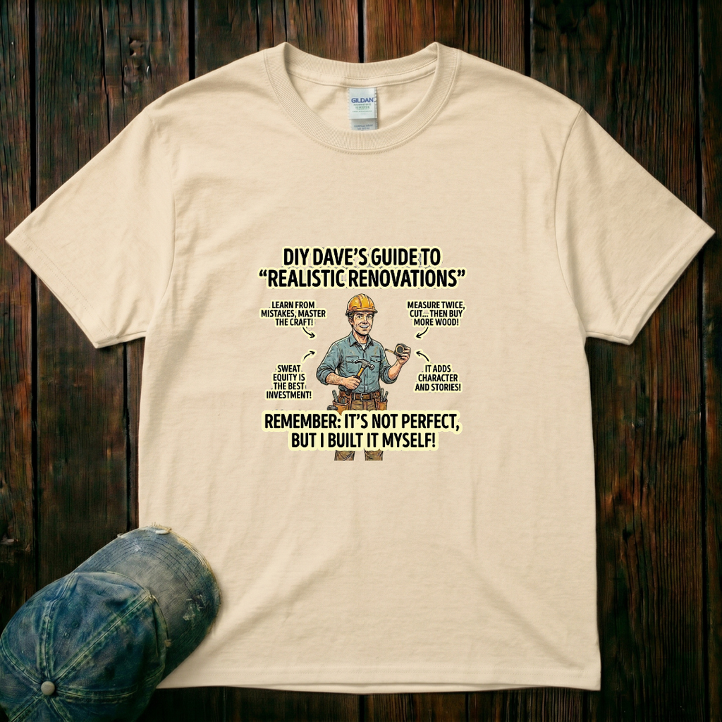 DIY Dave's Guide to Realistic Renovations T-Shirt