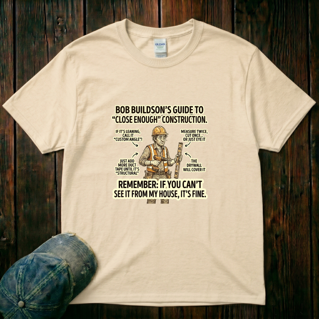 Bob Buildson's Guide to Close Enough T-Shirt