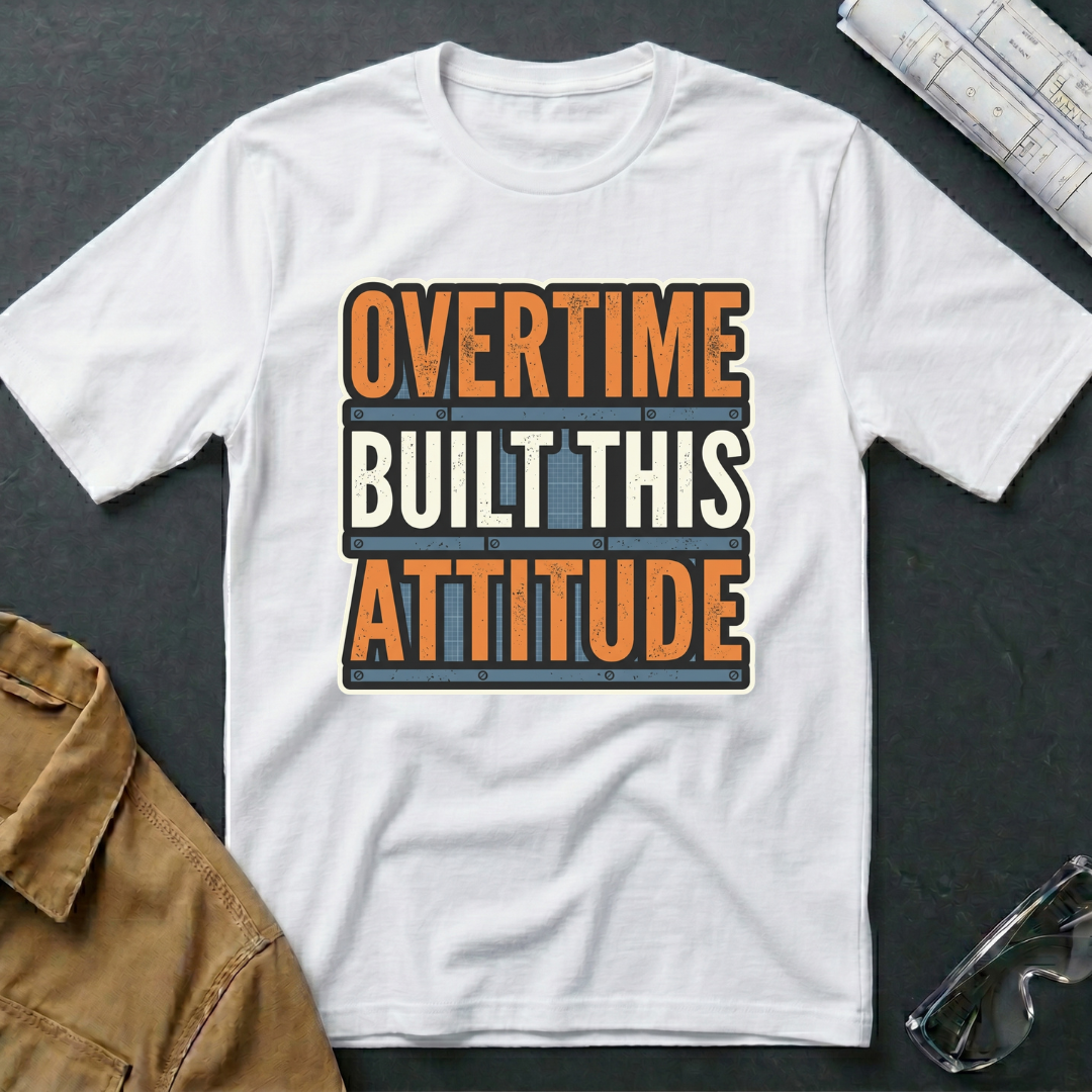 Overtime Built This Attitude T-Shirt