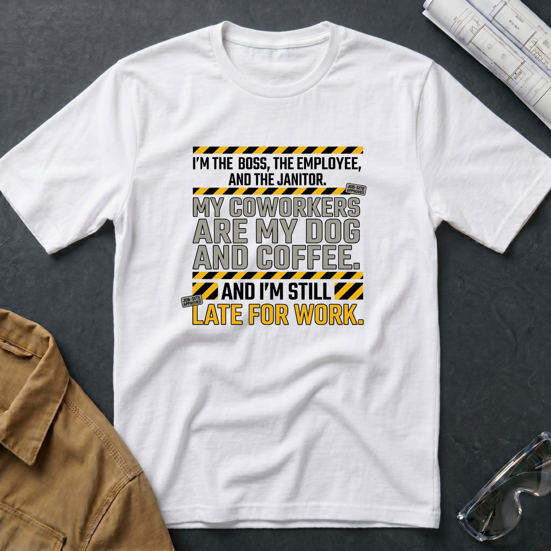 My Coworkers Are My Dog And Coffee T-Shirt