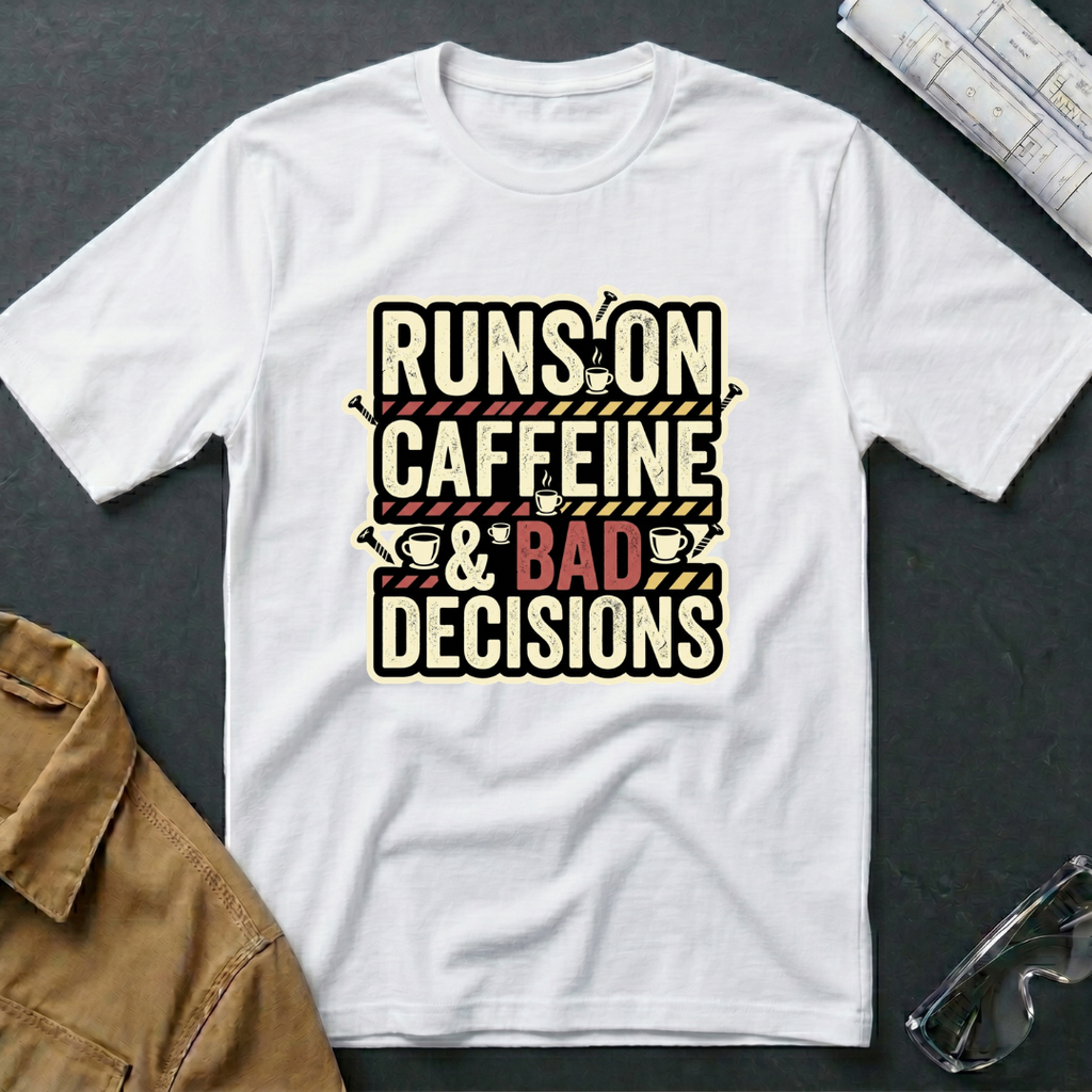 Runs on Caffeine & Bad Decisions T-Shirt